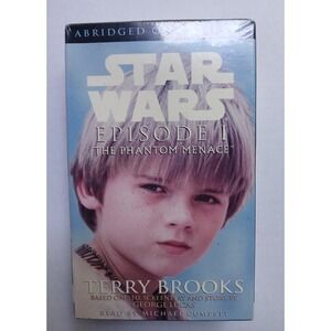Star Wars The Phantom Menace Audio‎ Book by Terry Brooks 1999 Sealed*